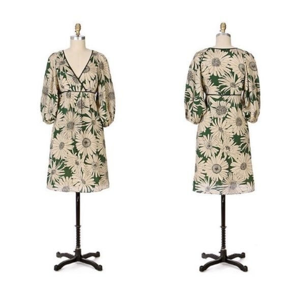 Anthropologie Dresses & Skirts - Anthropologie Darling Daisy silk blend dress 6